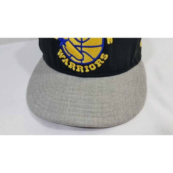 Golden State Warriors New Era 9Fifty Snapback Cap Hat Adult OSFM Black Gray Mens - Picture 3 of 13
